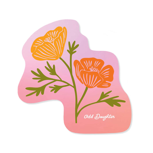 Poppies - Vinyl Sticker