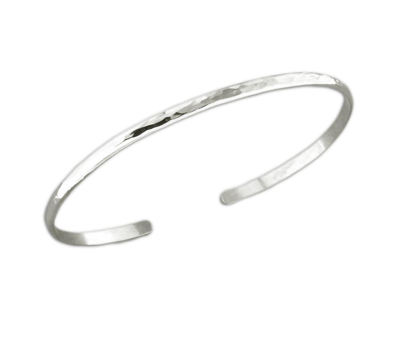 2.6mm Hammered Cuff Bracelet