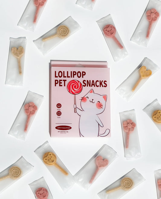 Freeze Dried Lollipops Pet Treats for Cats & Dogs