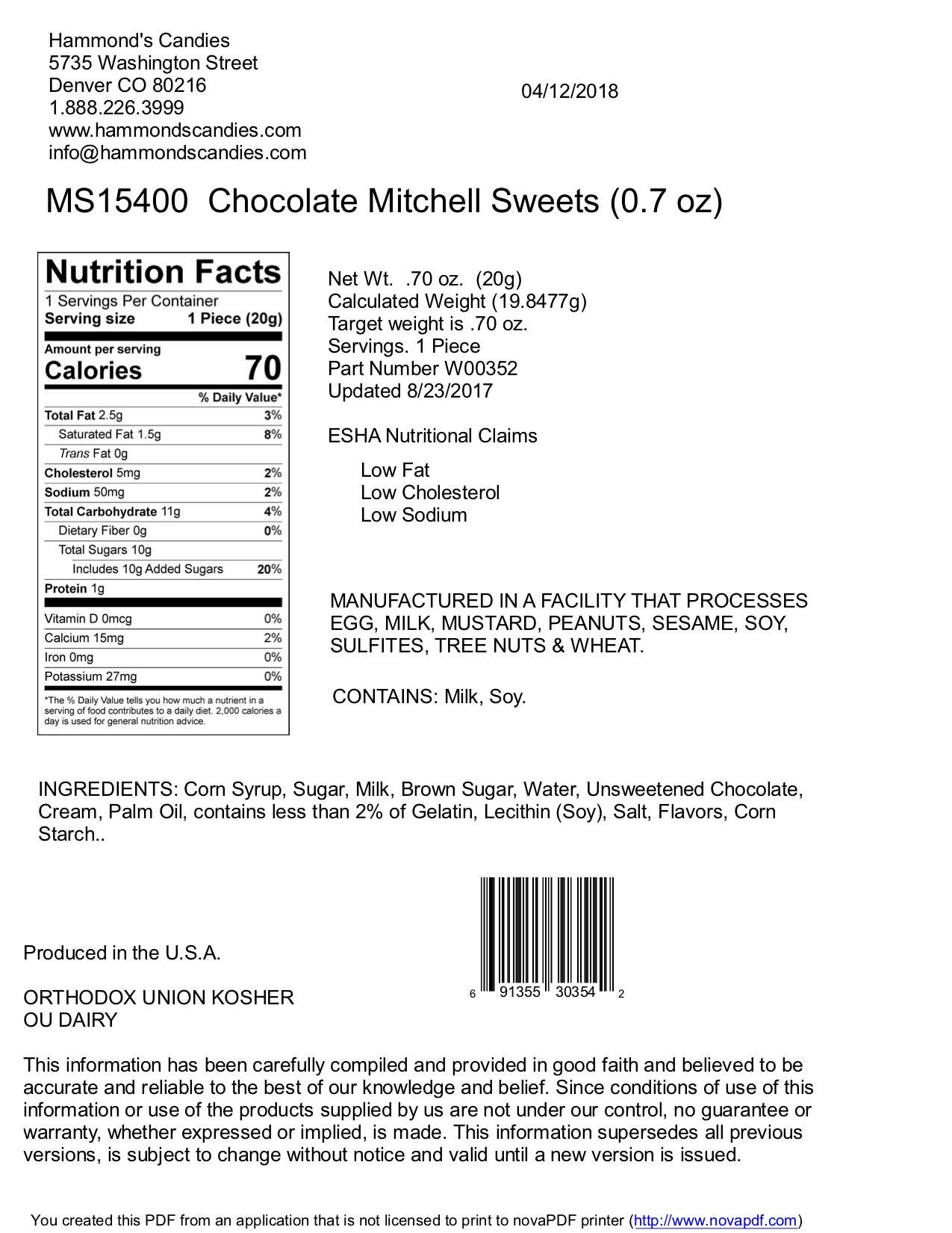 Chocolate Caramel Marshmallows - Mitchell Sweets