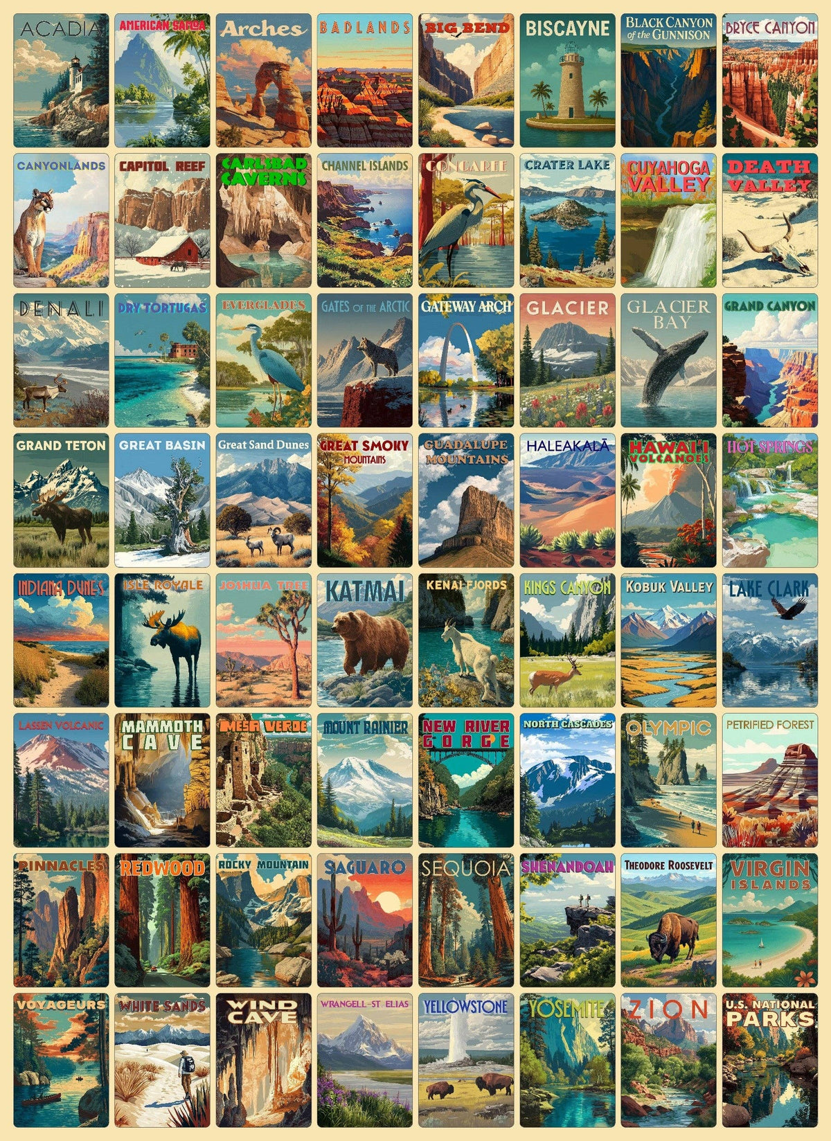 No. 9 - National Parks - 1000 Piece