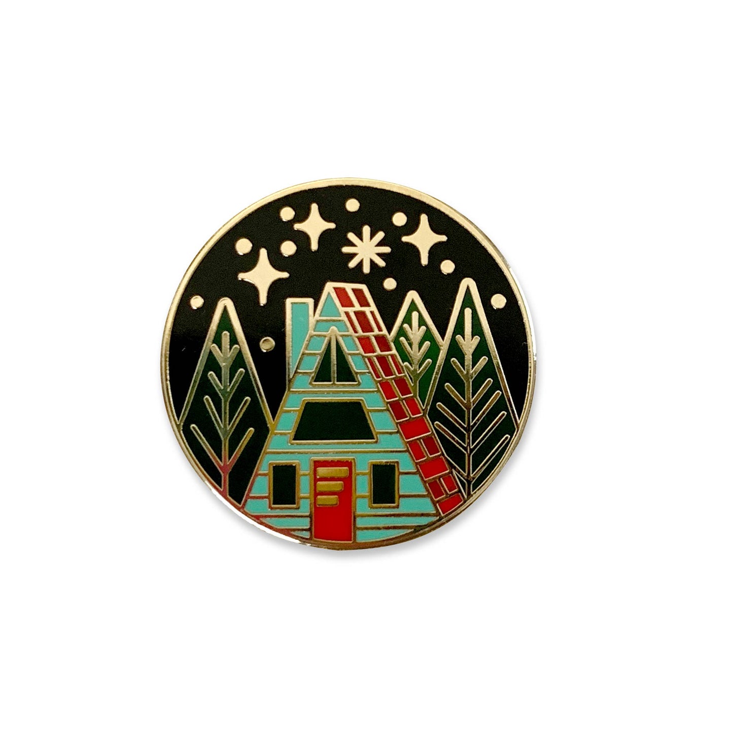 A-Frame Hard Enamel Pin - Last Call