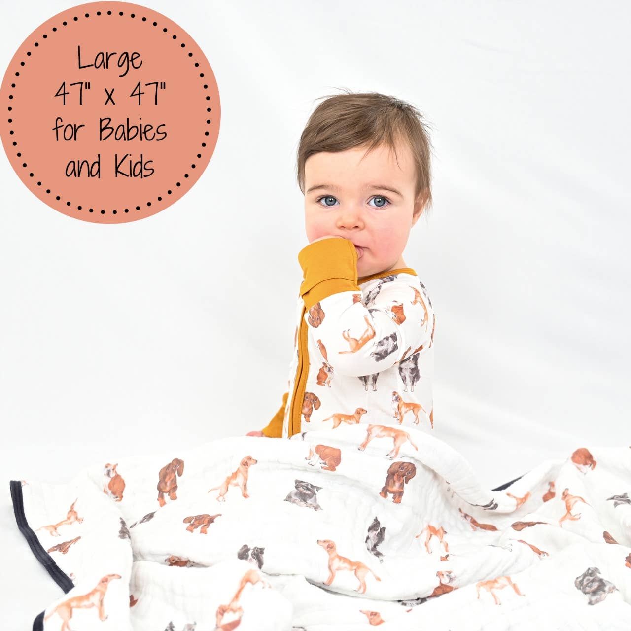 Muslin Blanket - Toddler - Dogs