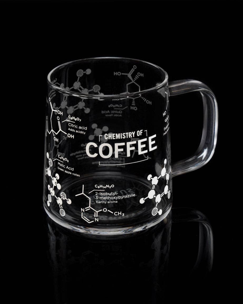 Coffee Chemistry - 10 oz Glass Mug