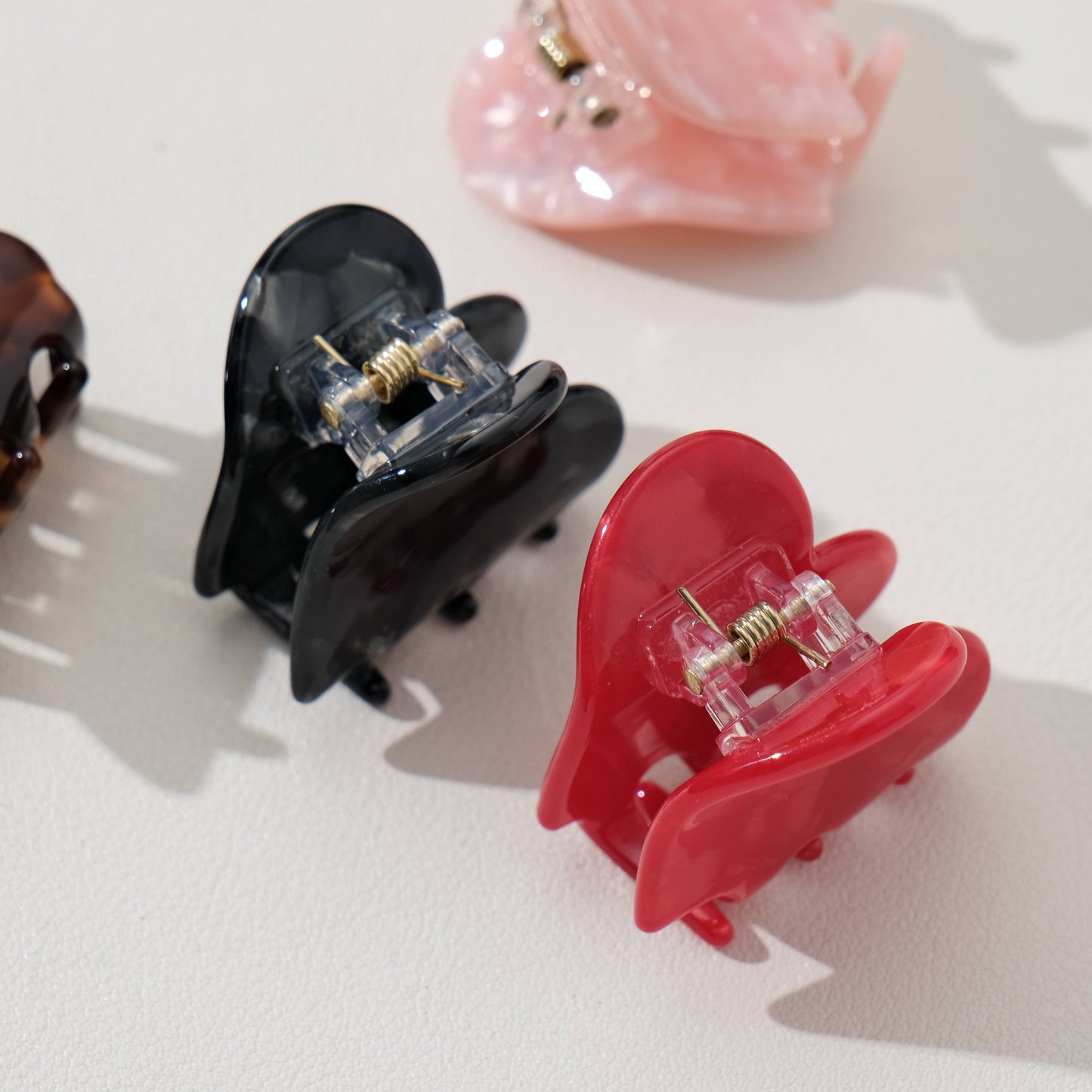 Mini Heart Claw Hair Clip