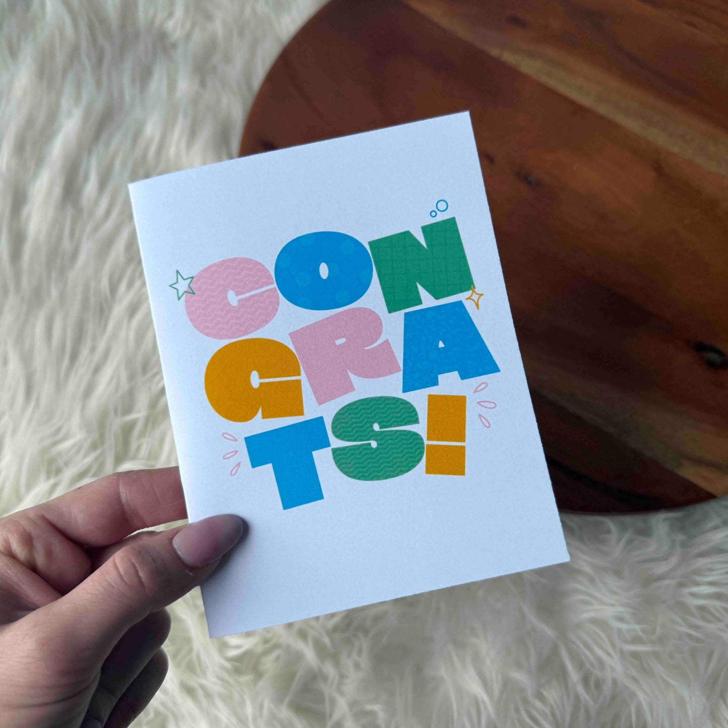 CONGRATS - Greeting Card