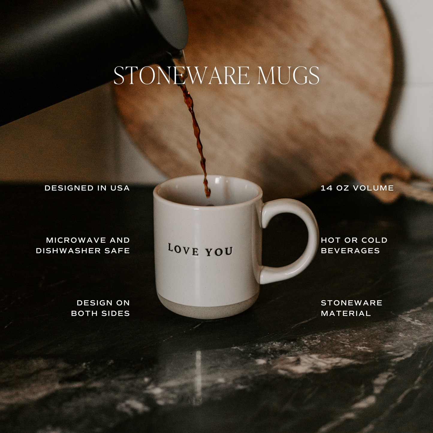 Pastel Floral - Stoneware Coffee Mug