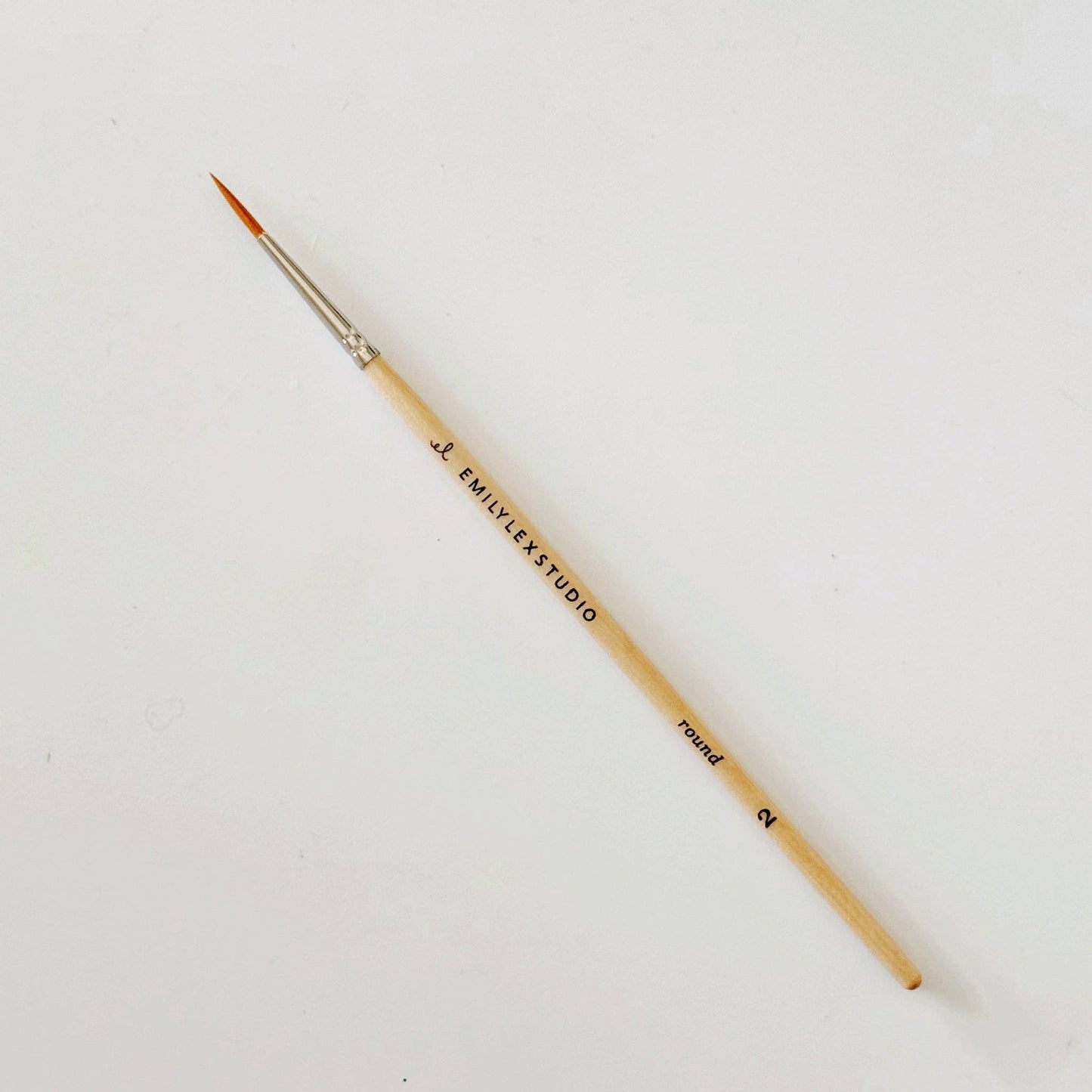 Watercolor Paintbrush Set - Set of five wood brushes