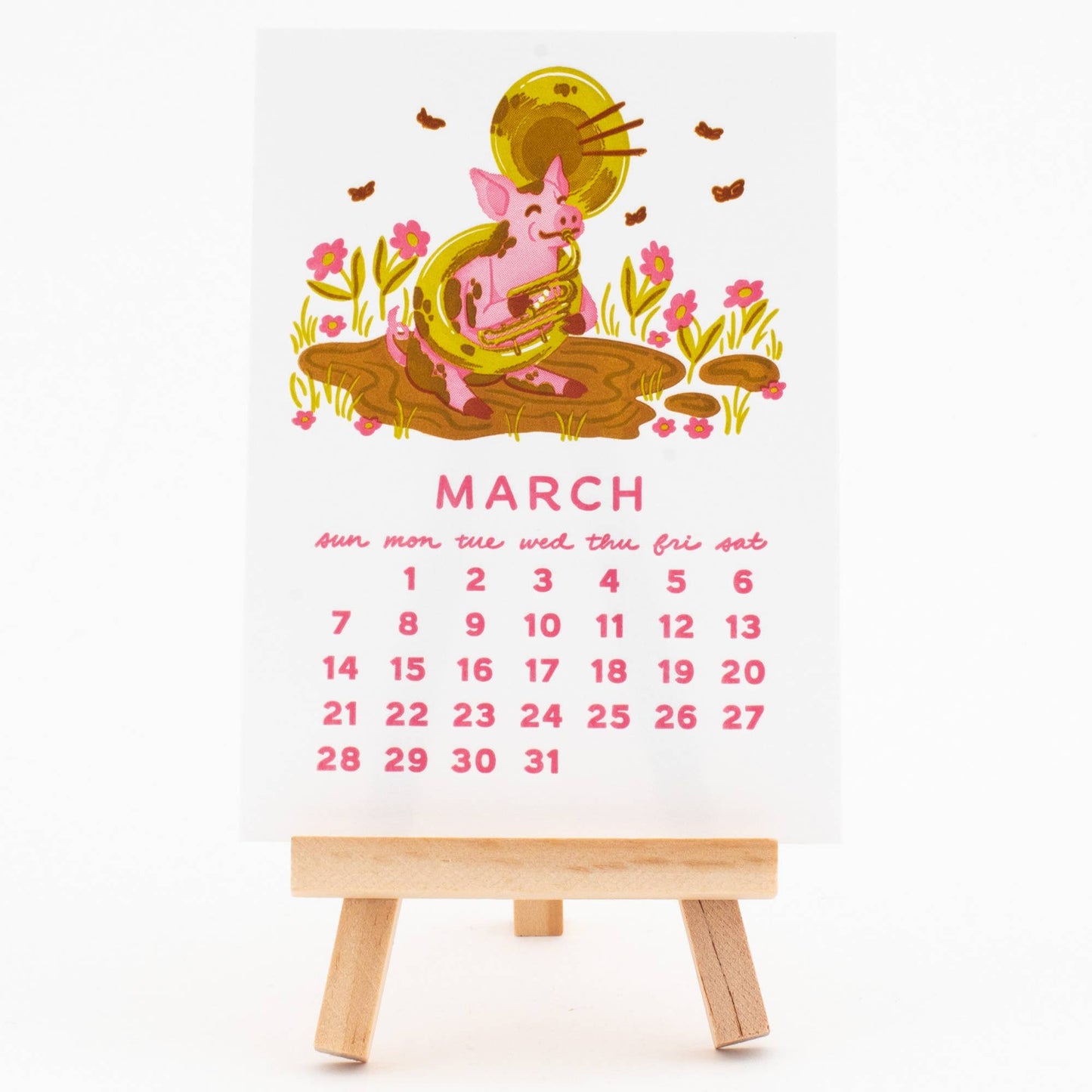 2027 Makin' Music Letterpress Desk Calendar