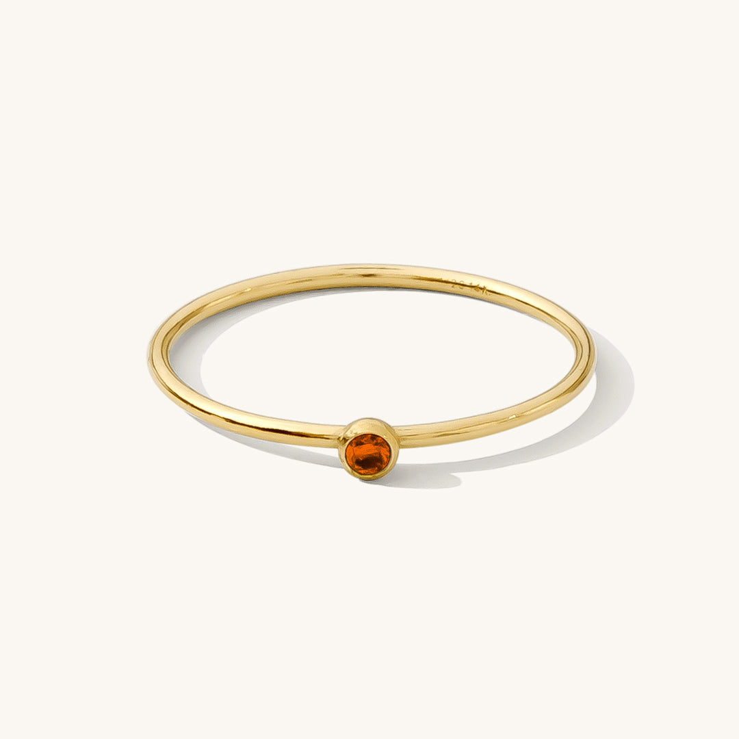 Birthstone Stacking Ring