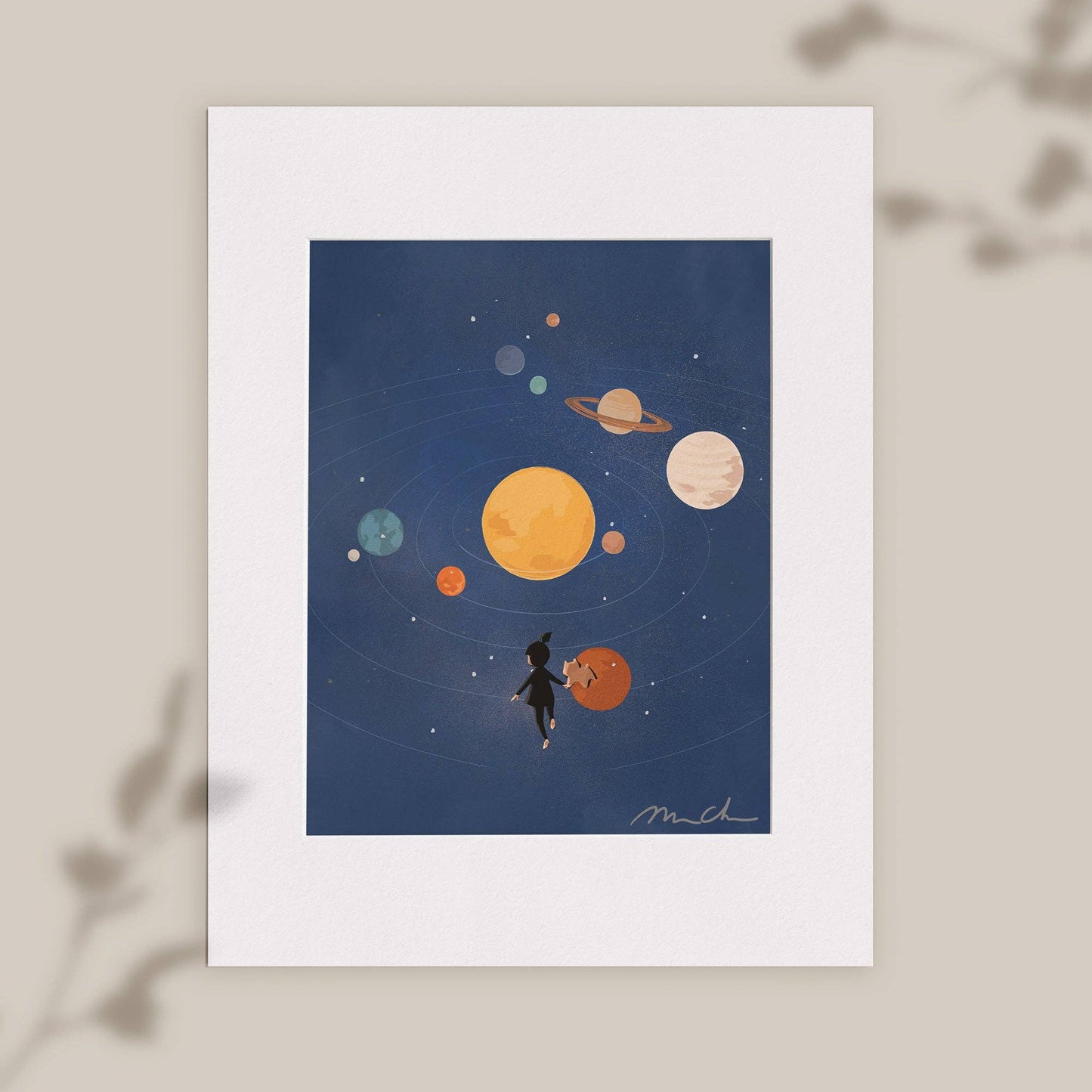 Zoom Out Art Print (Matted 11x14, Unframed)
