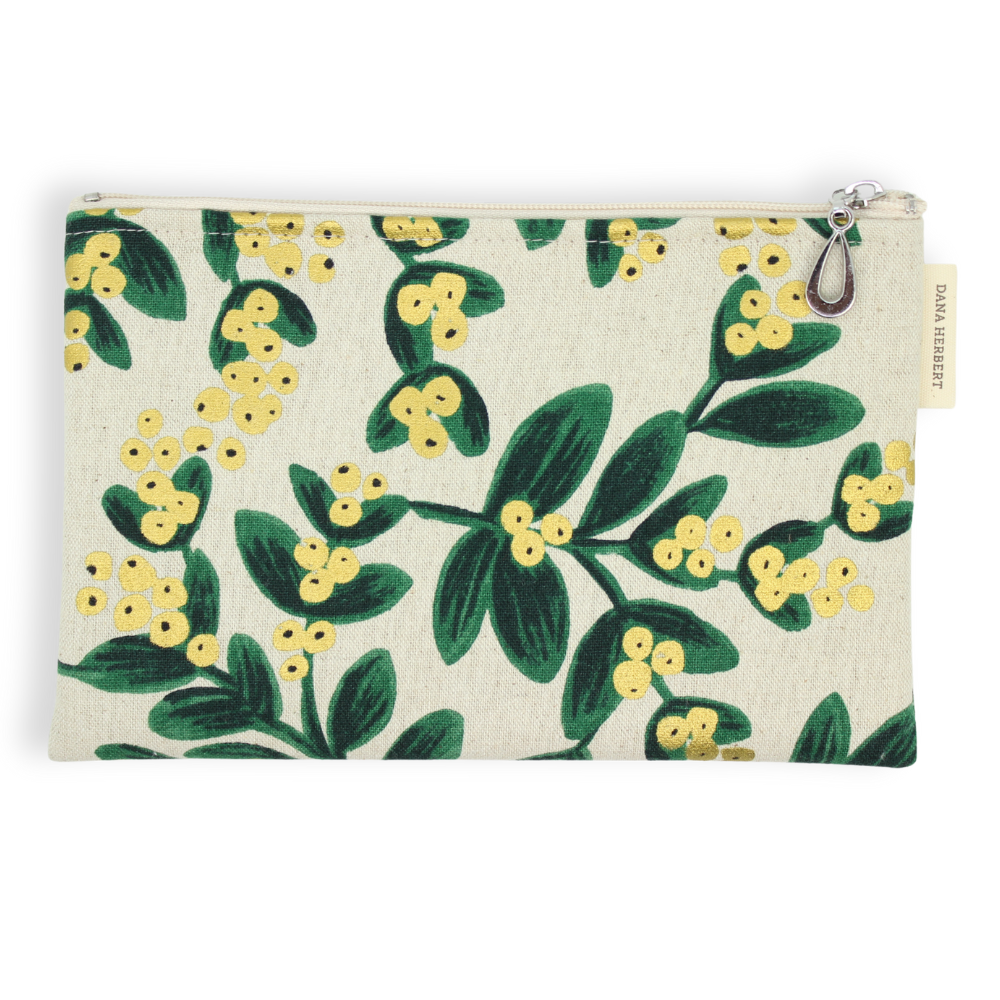 Canvas Wallet - Medium Zip Pouch