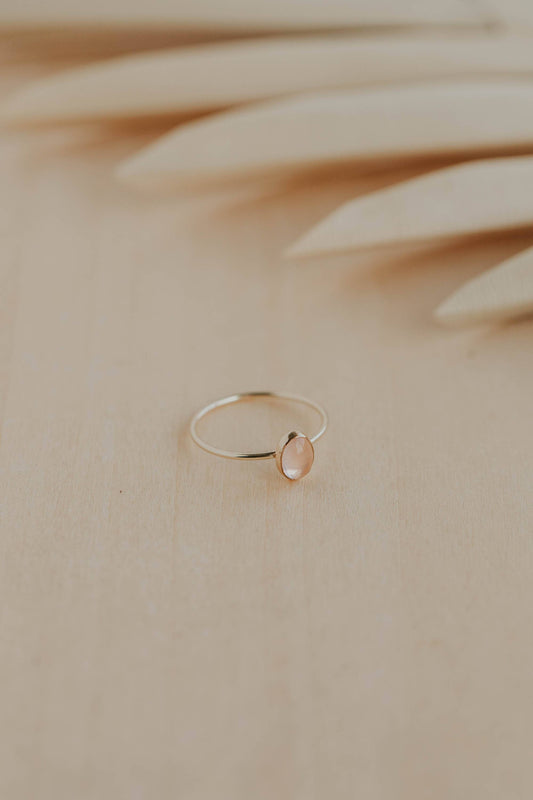 Rose Quartz Ring