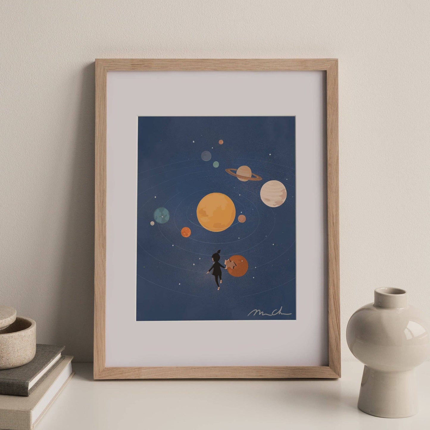 Zoom Out Art Print (Matted 11x14, Unframed)