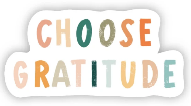 Choose Gratitude Sticker