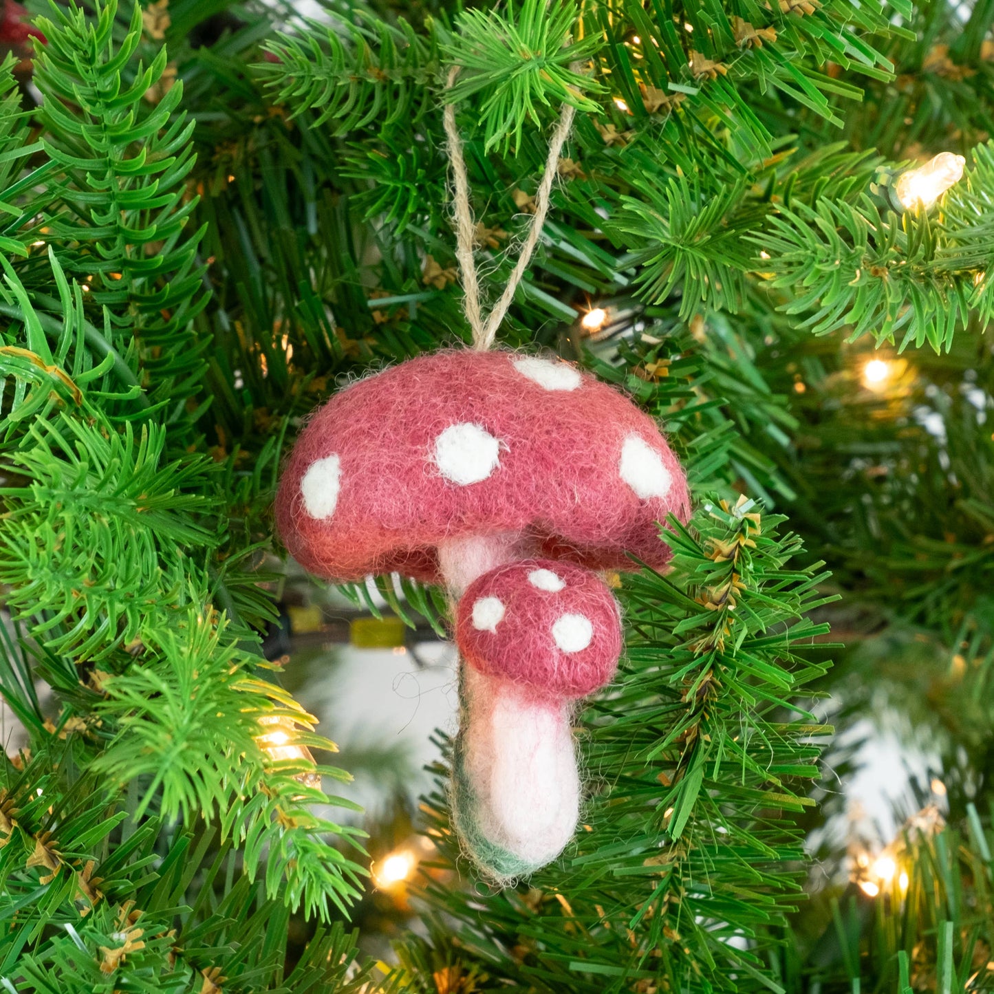 Ornament - Felt Mushrooms