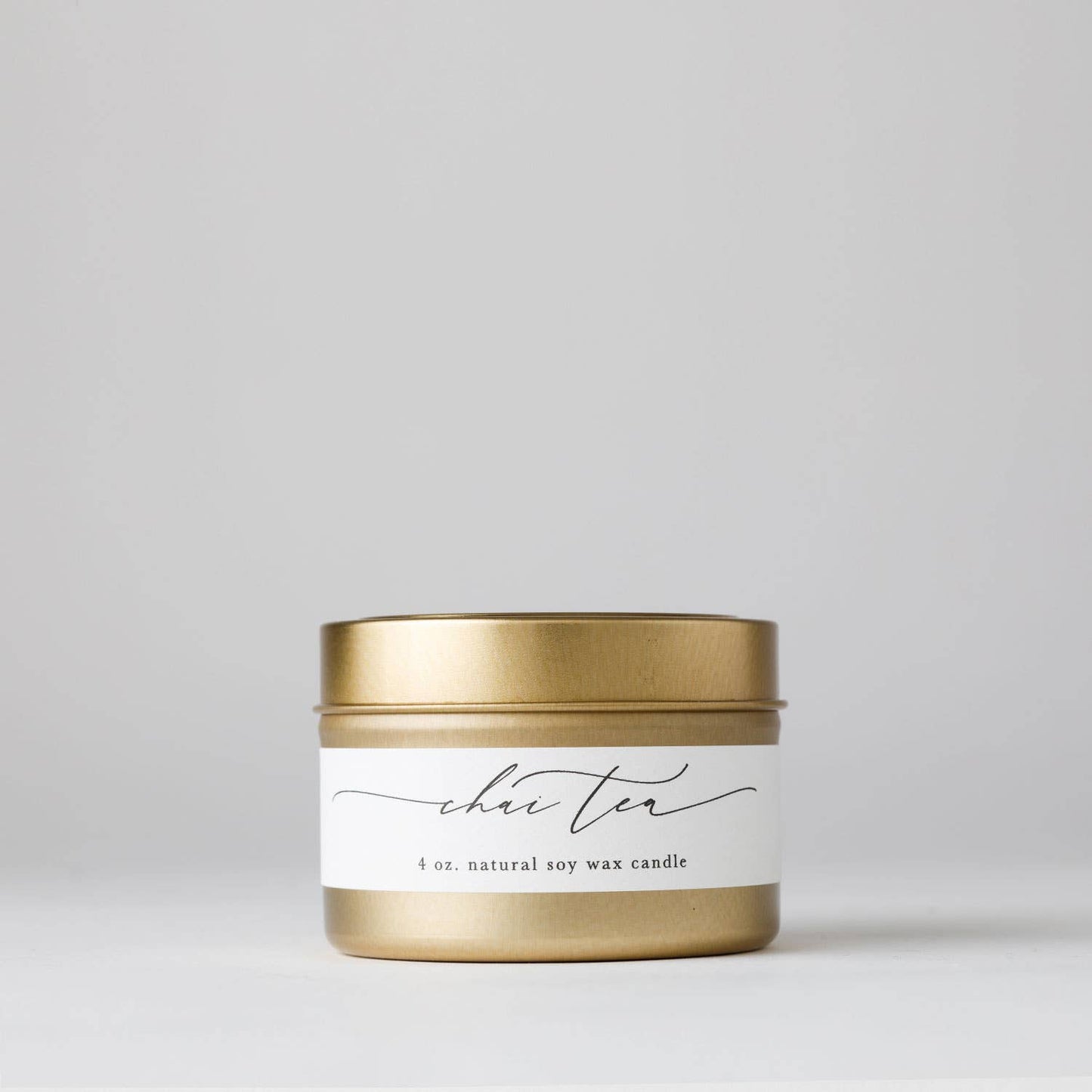 Chai Tea : Tin Soy Candle