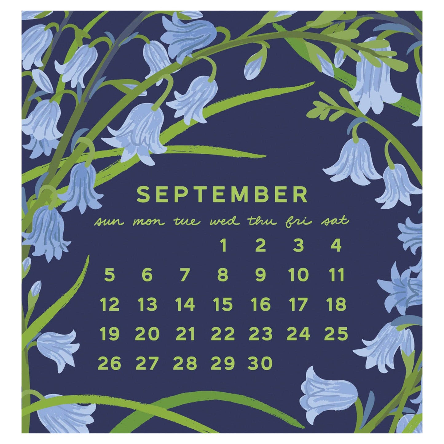 2027 Flower Power Mini Calendar