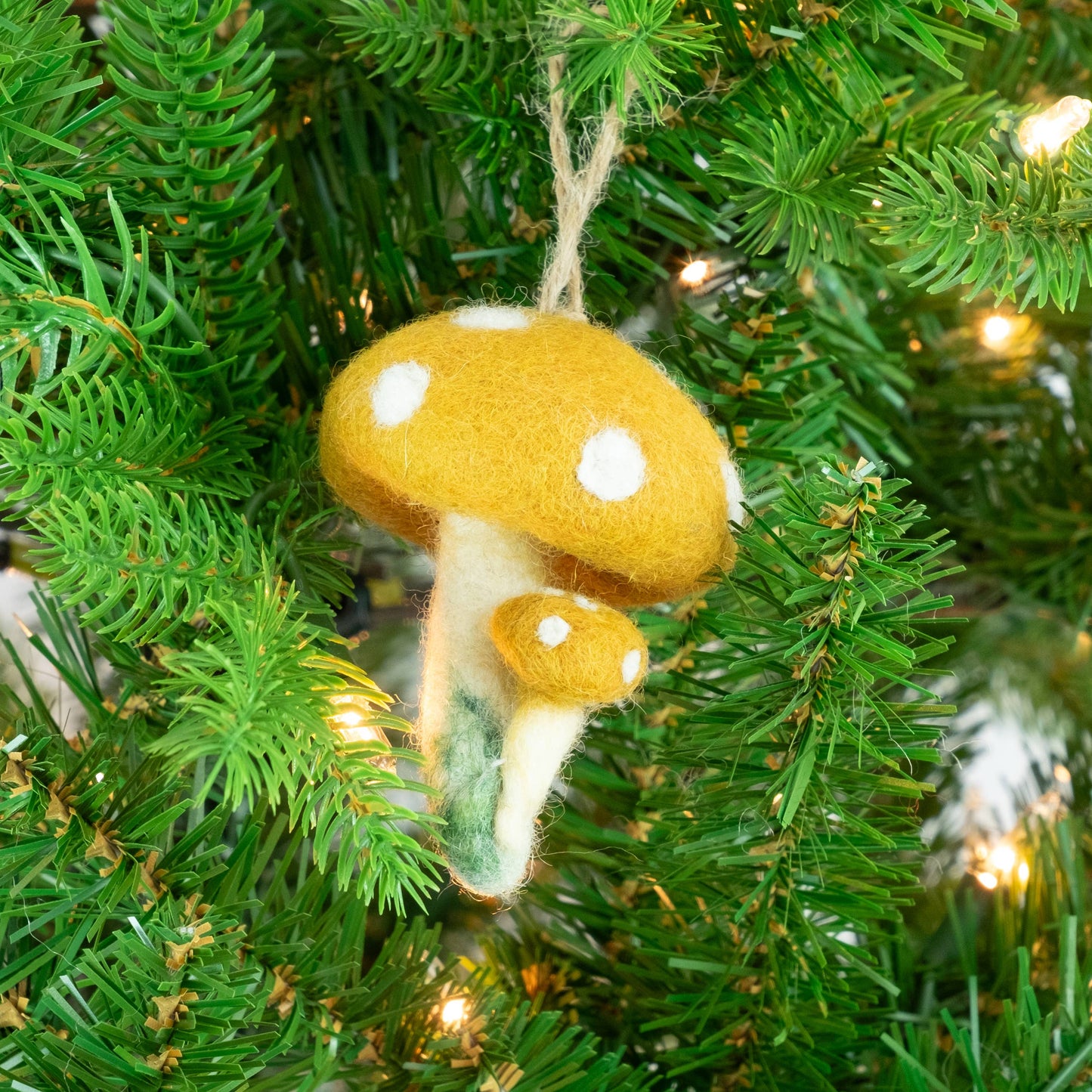 Ornament - Felt Mushrooms