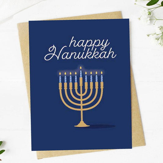 Happy Hanukkah - Greeting Card