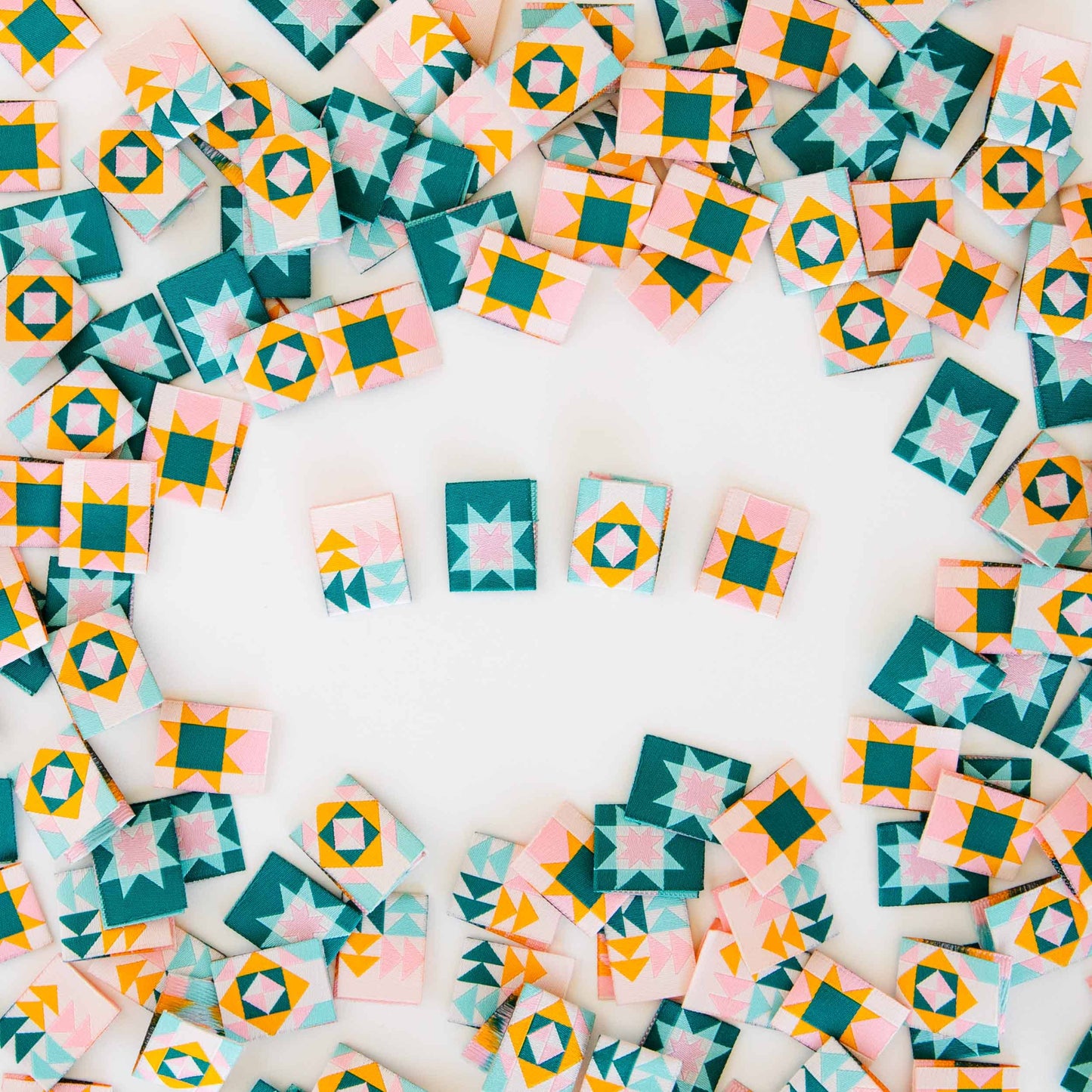 Quilt Block Multipack Woven Sewing Labels