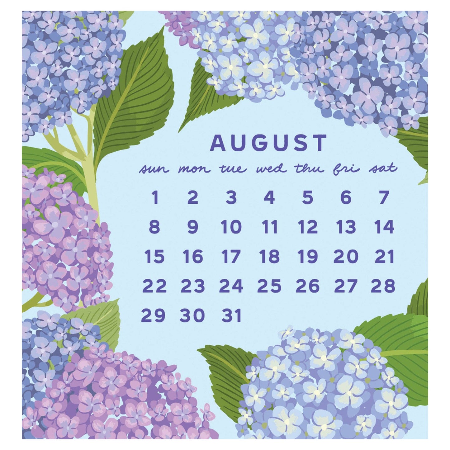 2027 Flower Power Mini Calendar