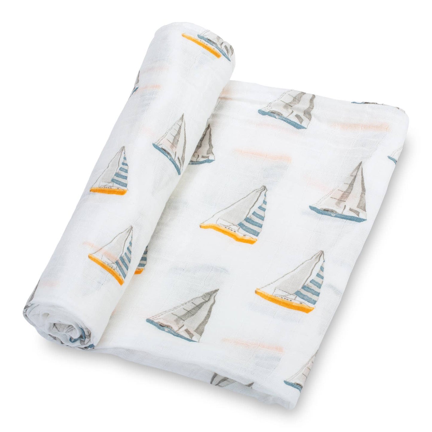 Muslin Swaddling Blanket - Sailing