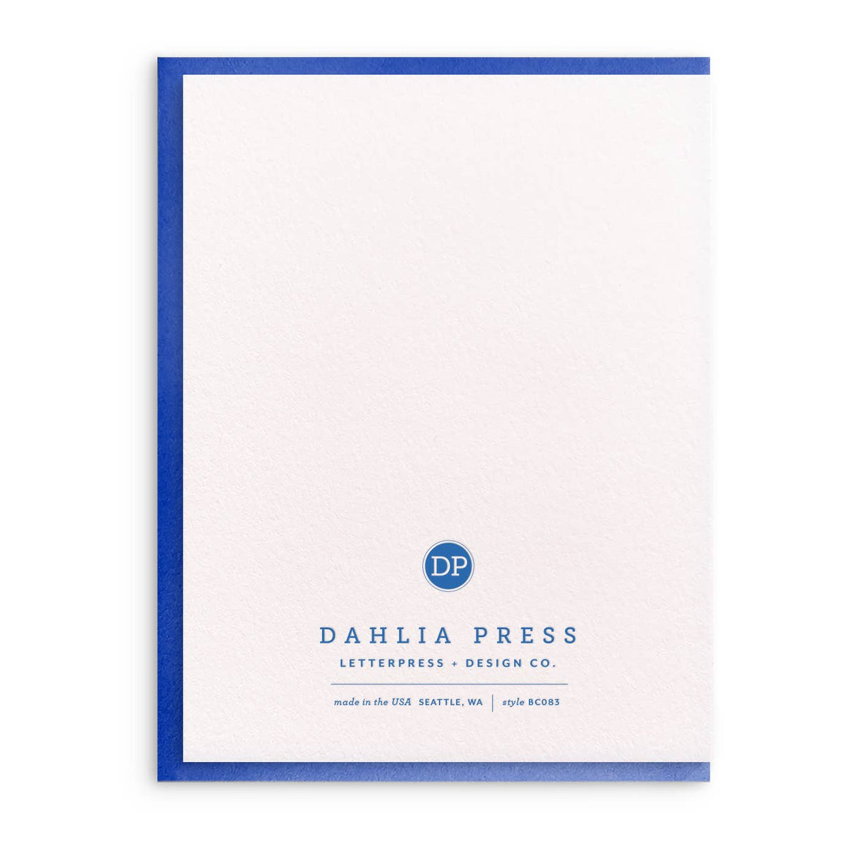 Fierce, Letterpress Birthday Greeting Card