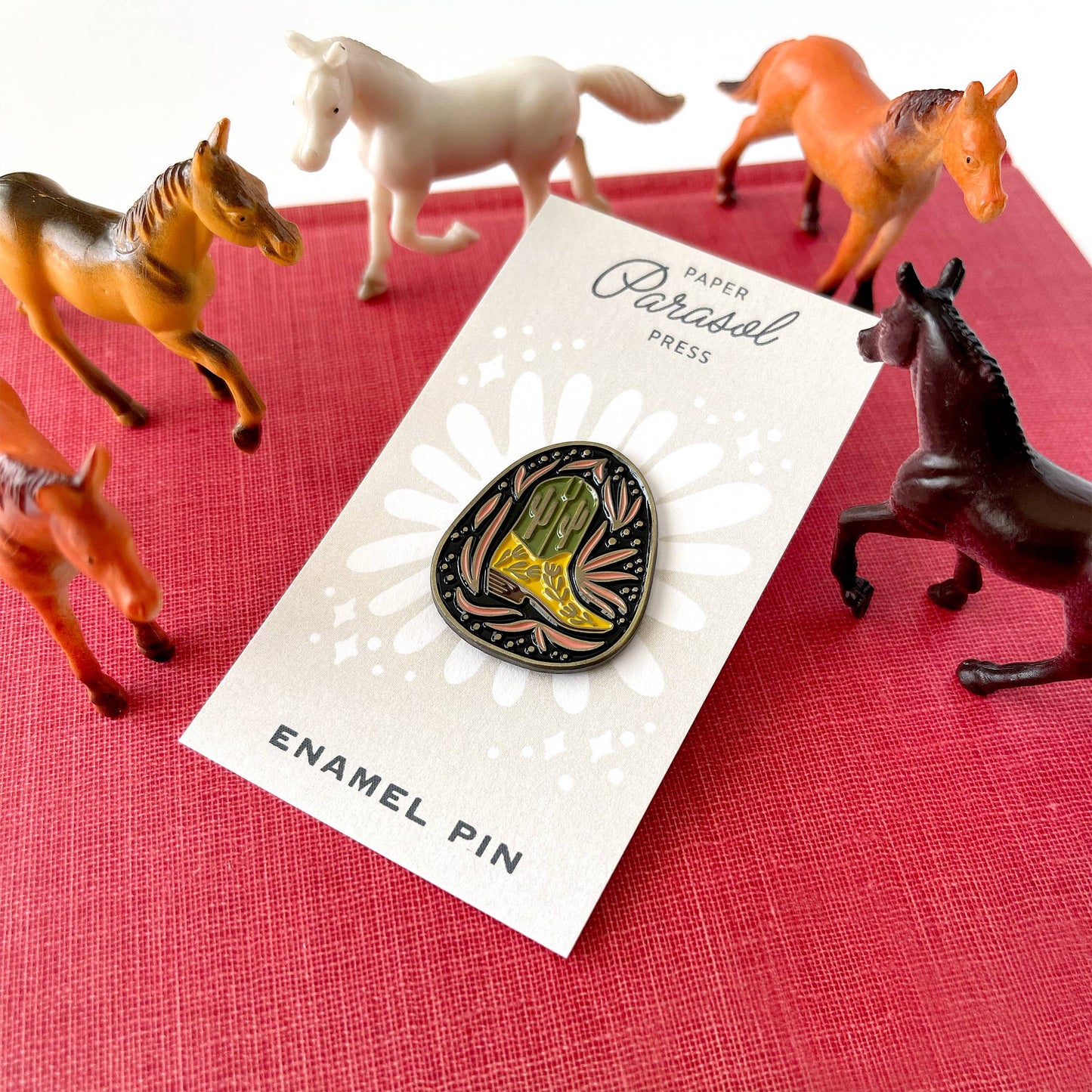 Baja Boot Enamel Pin