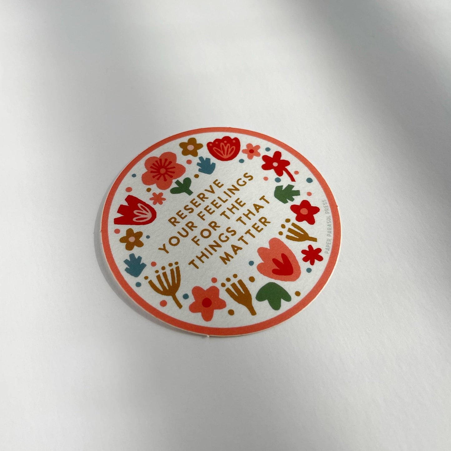 Reserve feelings Sticker