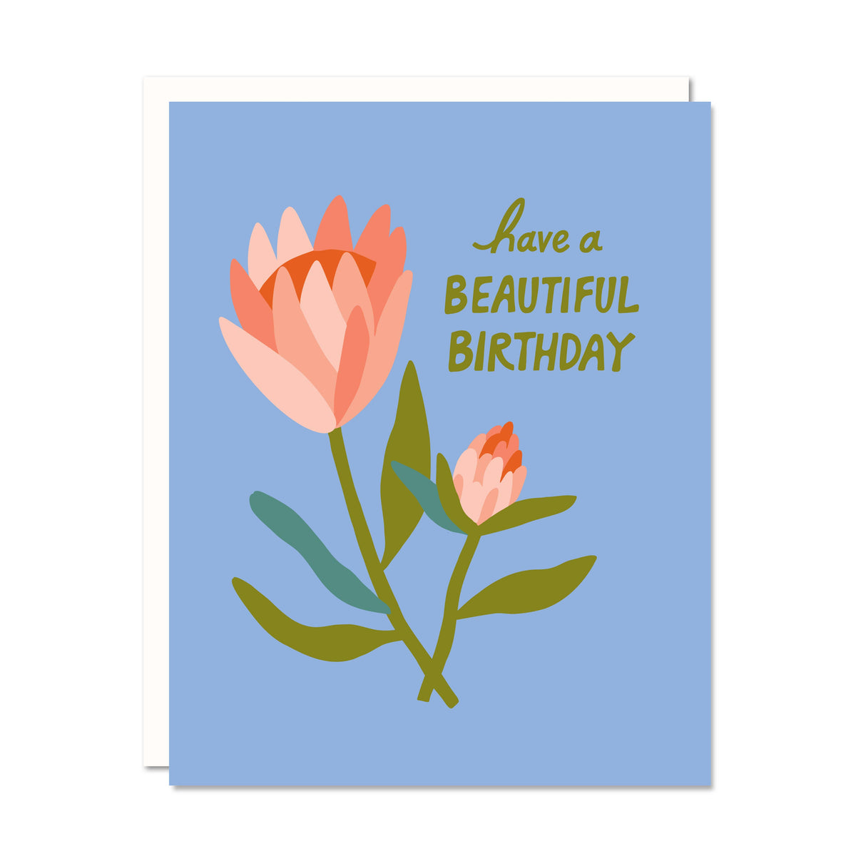 Beautiful Birthday - Floral Birthday Card