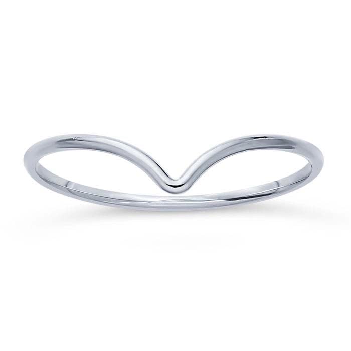 Chevron Stacking Ring