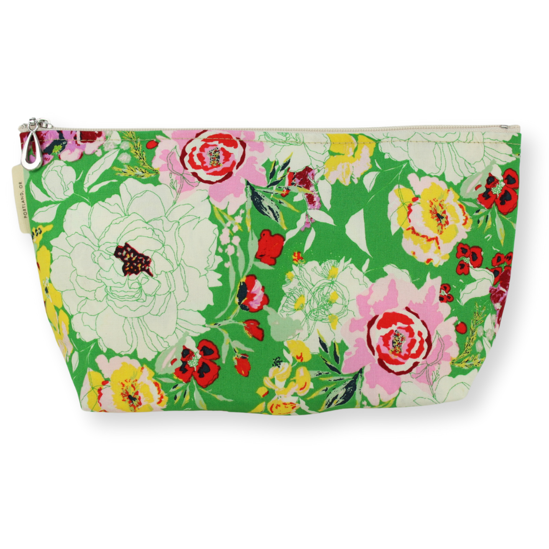 The Medium Makeup Bag | Lined Zip Pouch