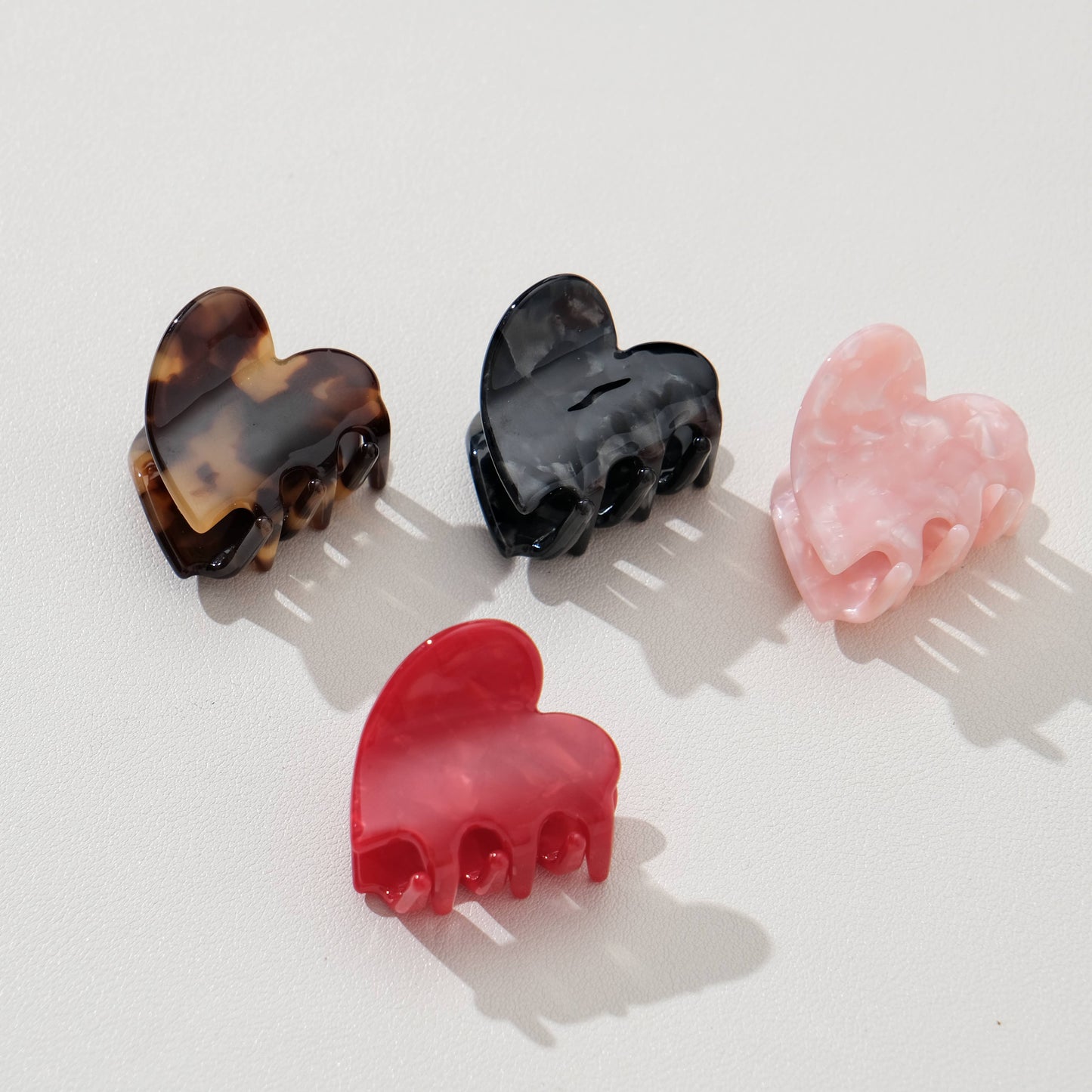 Mini Heart Claw Hair Clip