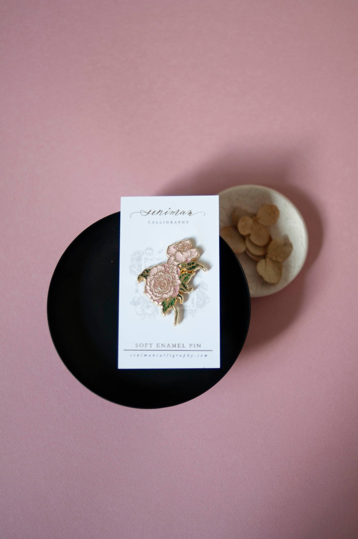 Pink Rose Soft Enamel Pin