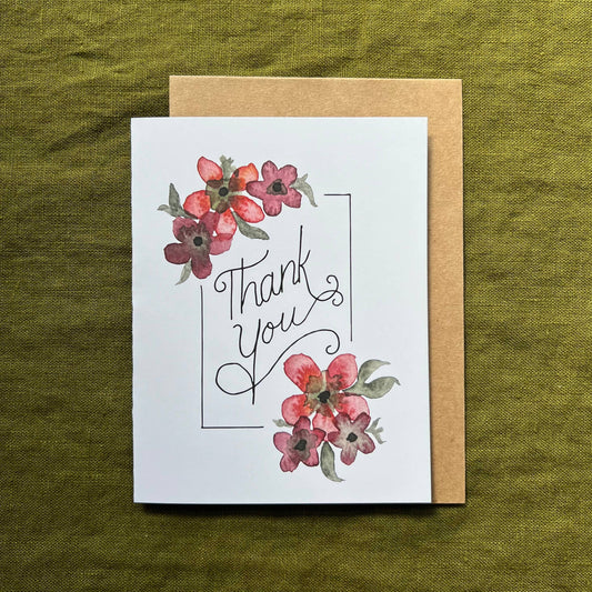 Thank you Card - Floral