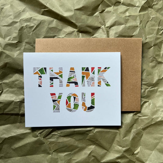 Thank You Card - Geo