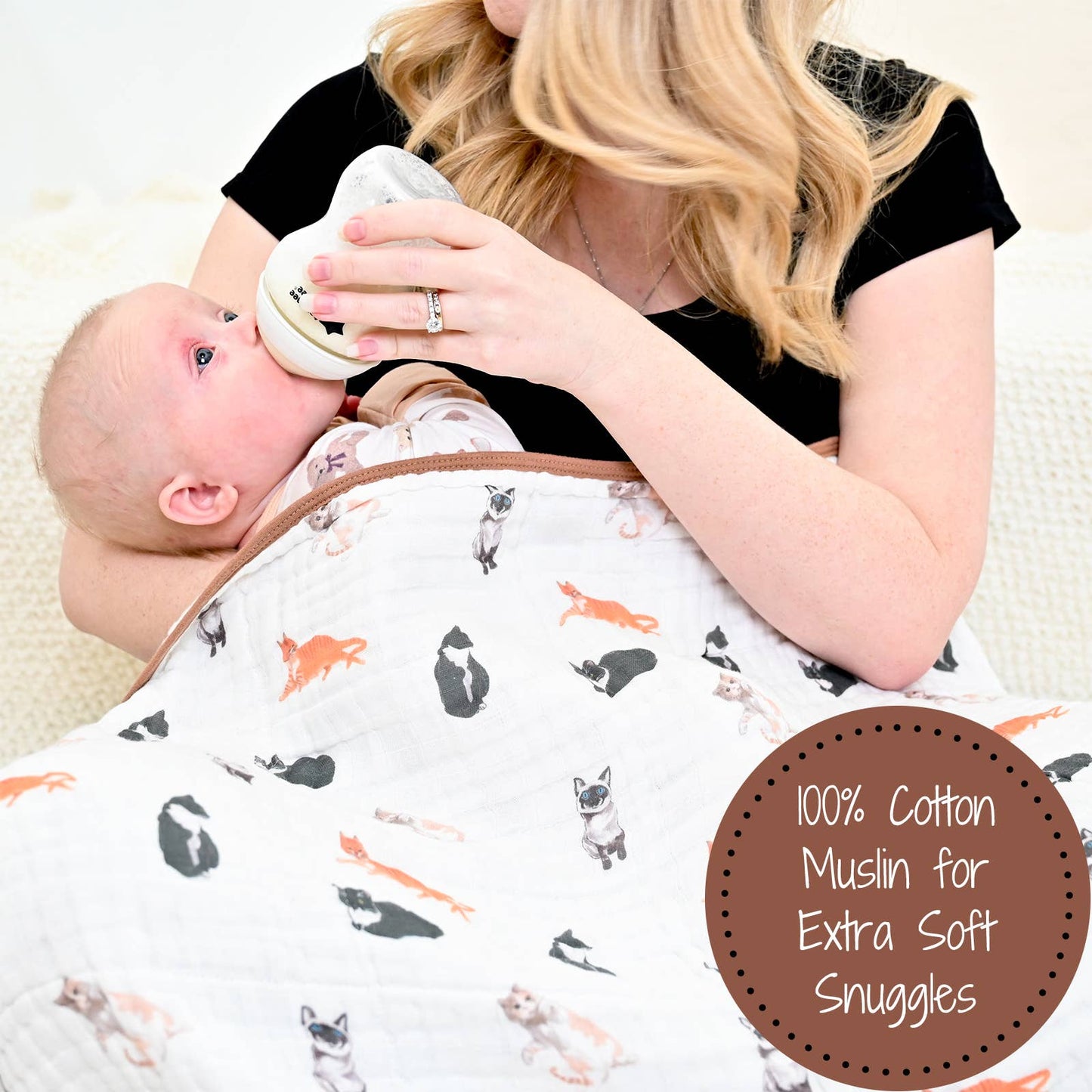 Muslin Blanket - Toddler - Kitty