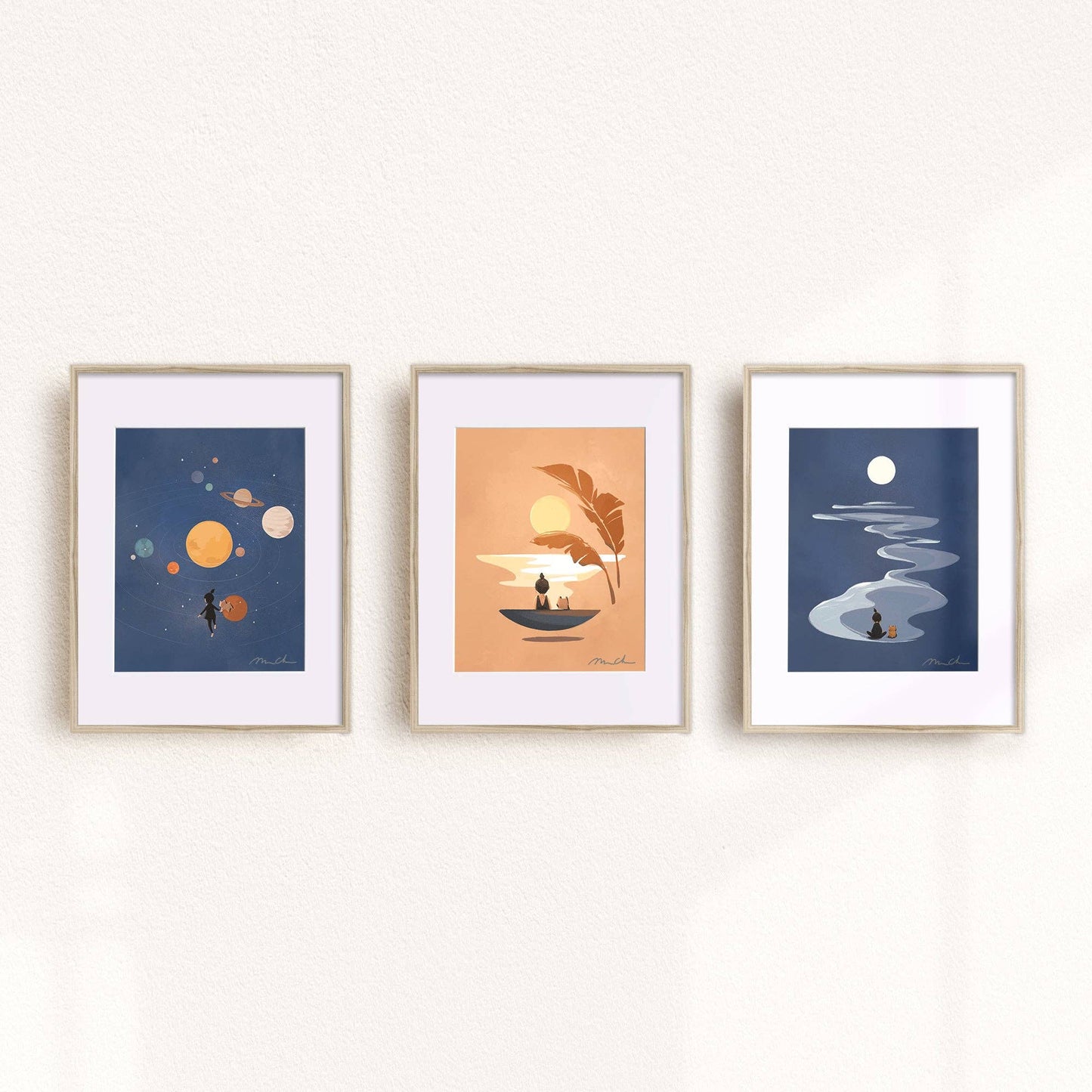 Zoom Out Art Print (Matted 11x14, Unframed)