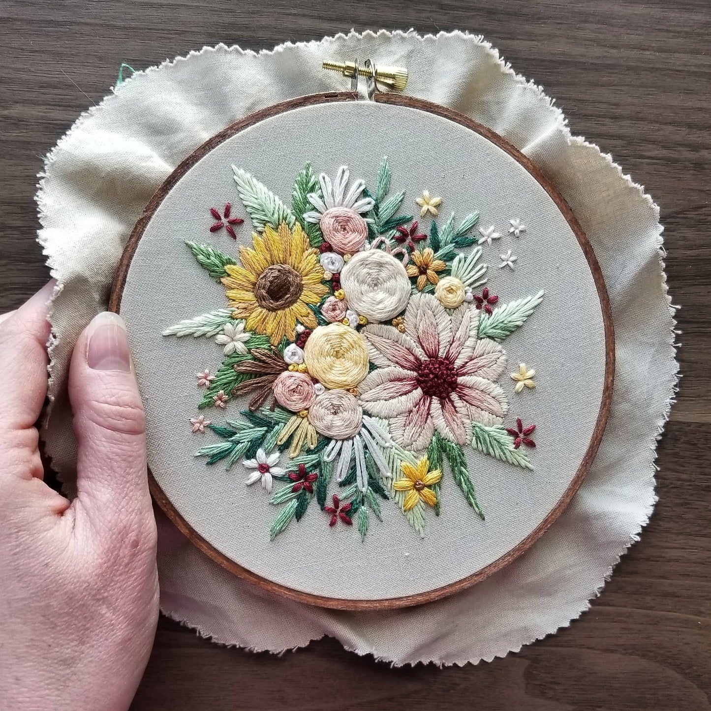 Floral Harvest - Embroidery Kit