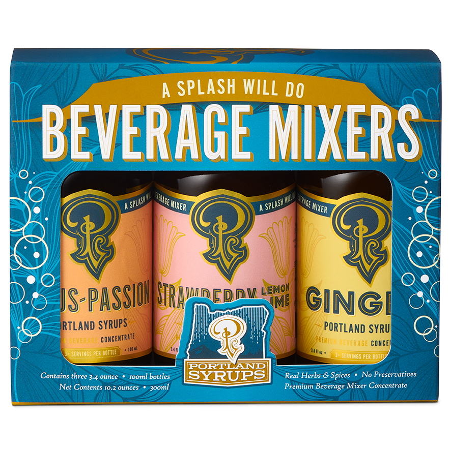 Gift Set - Blue Standard Cocktail / Mocktail Drink Mixers