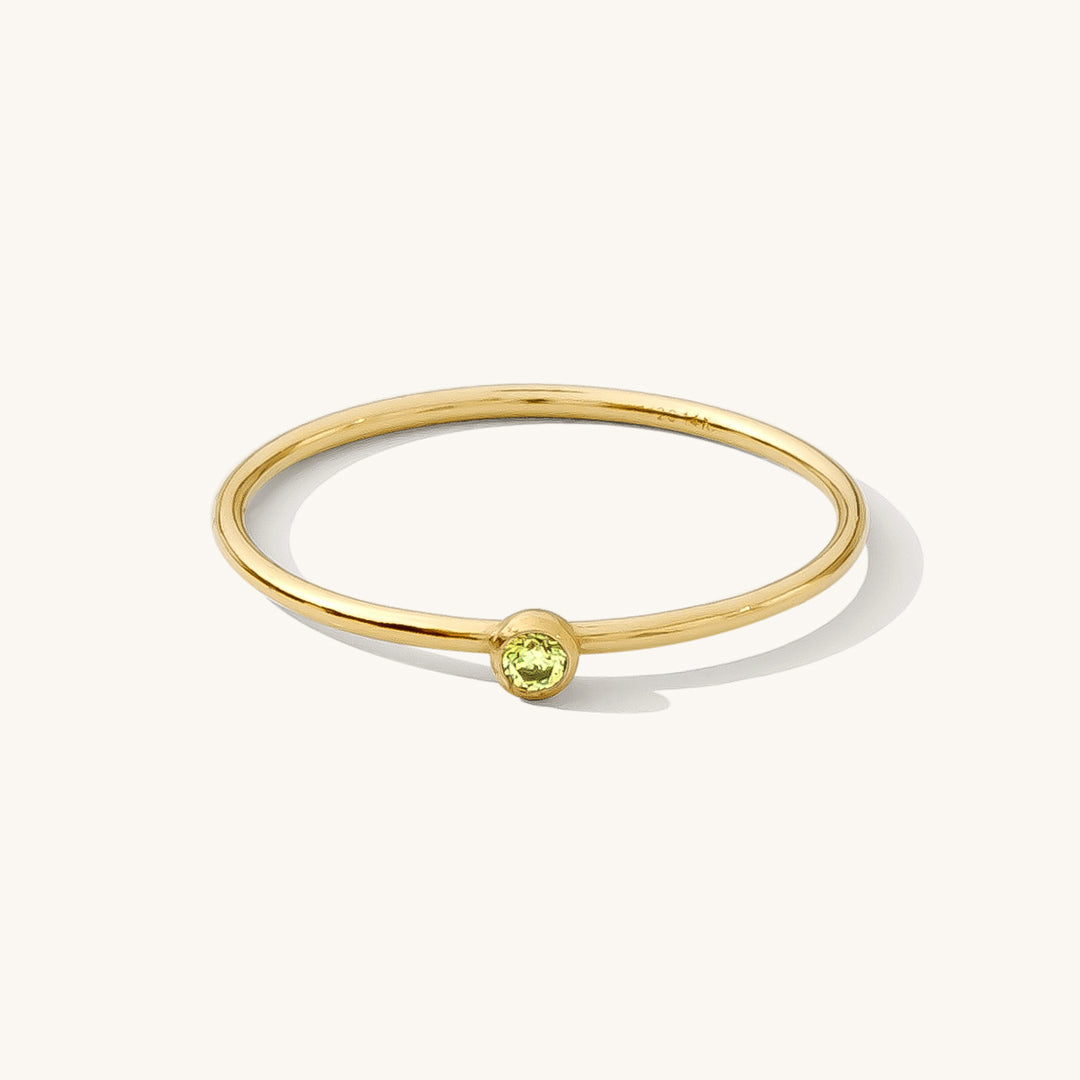 Birthstone Stacking Ring