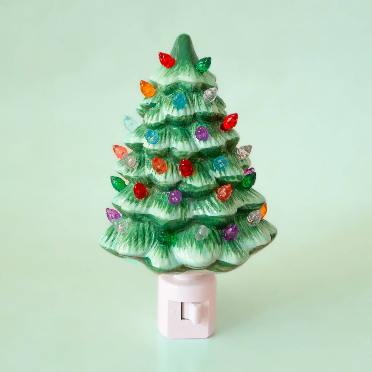 Vintage Tree Night Light | Green