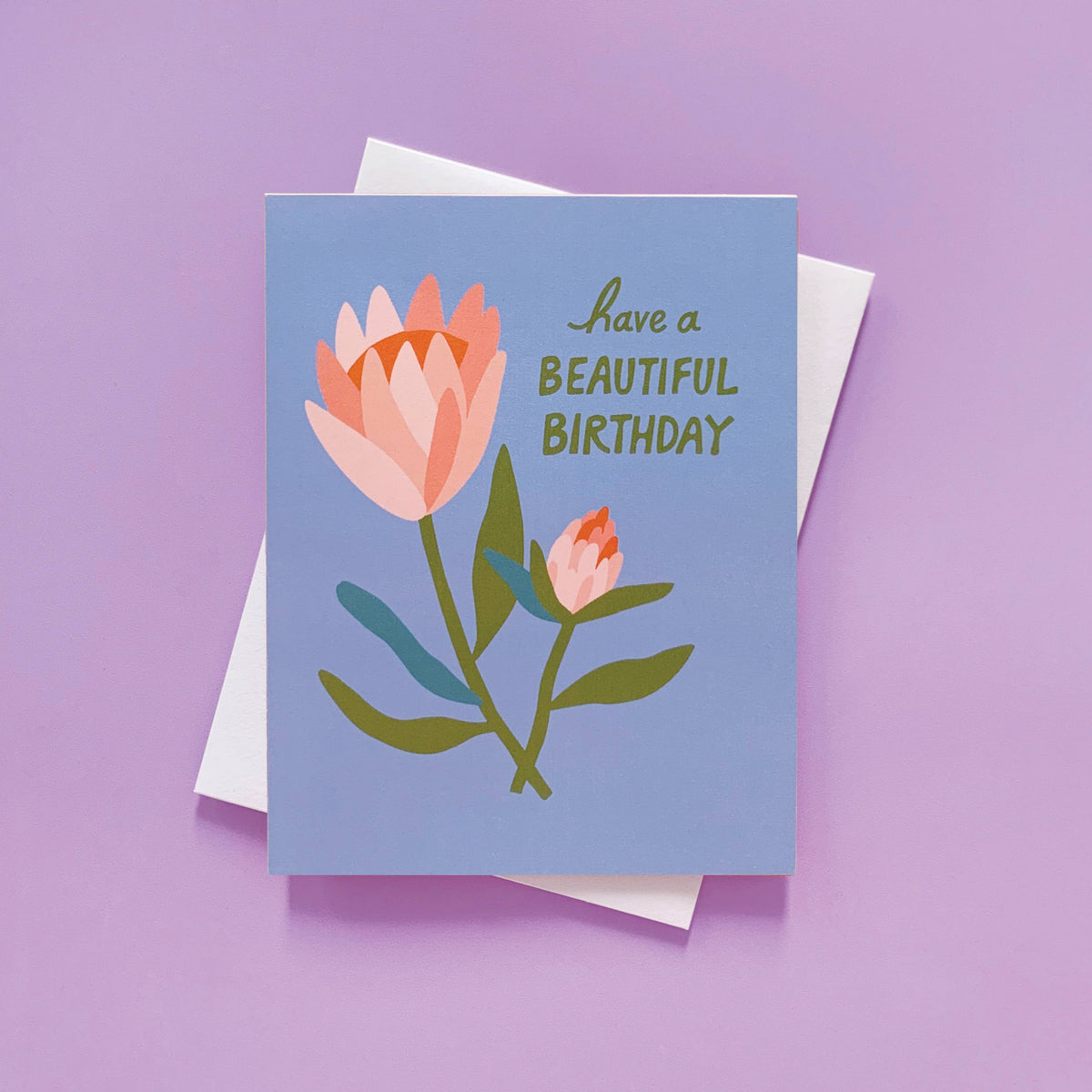 Beautiful Birthday - Floral Birthday Card
