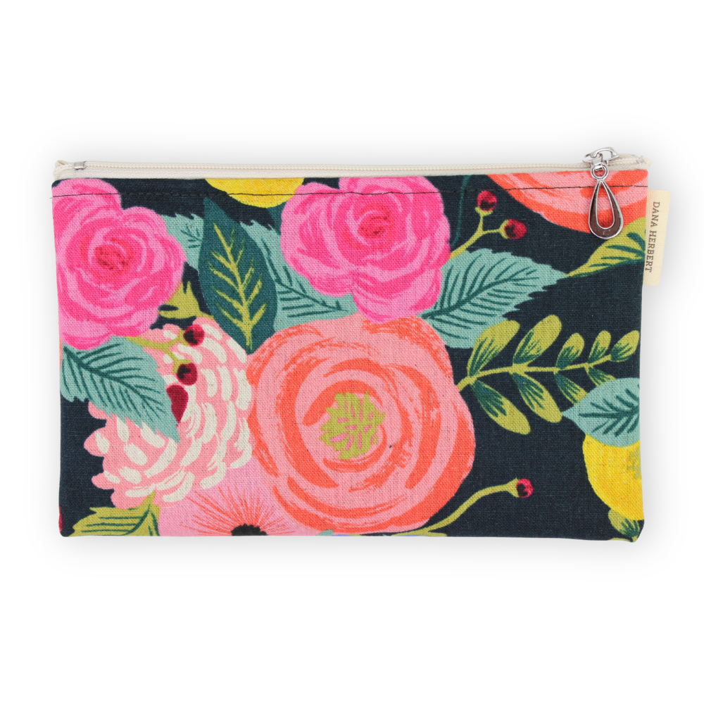 Canvas Wallet - Medium Zip Pouch