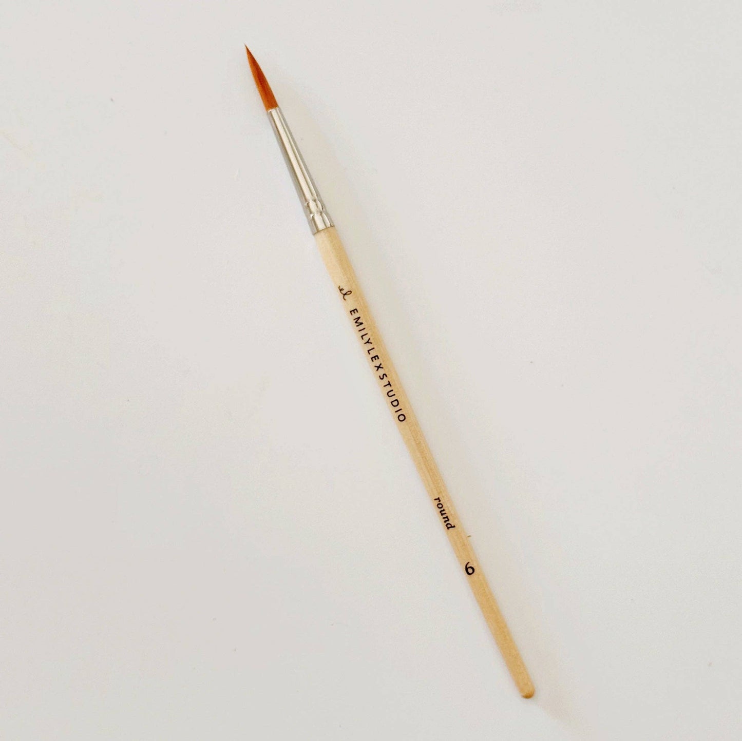 Watercolor Paintbrush Set - Set of five wood brushes