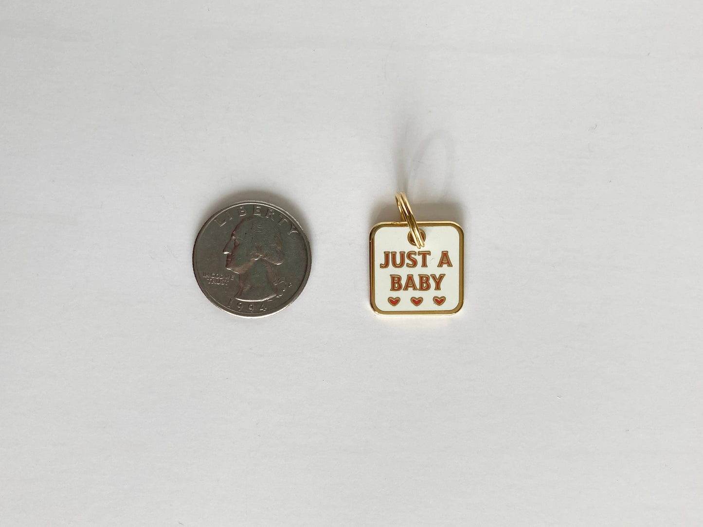 Just a Baby - Pet Collar Charm
