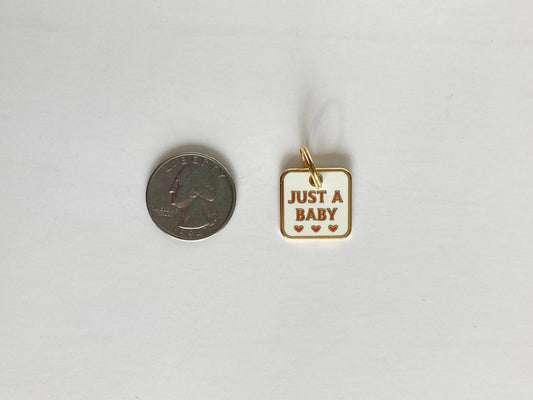 Just a Baby - Pet Collar Charm