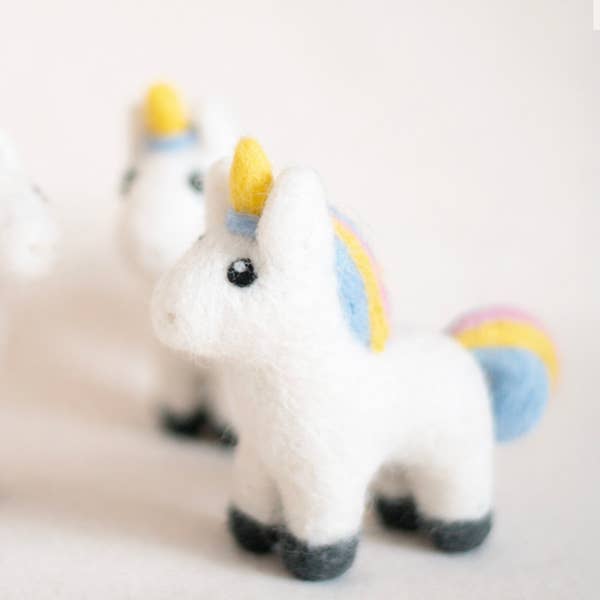 MAGICAL UNICORN Wool Dog & Cat Toy from A Purposeful Rescue