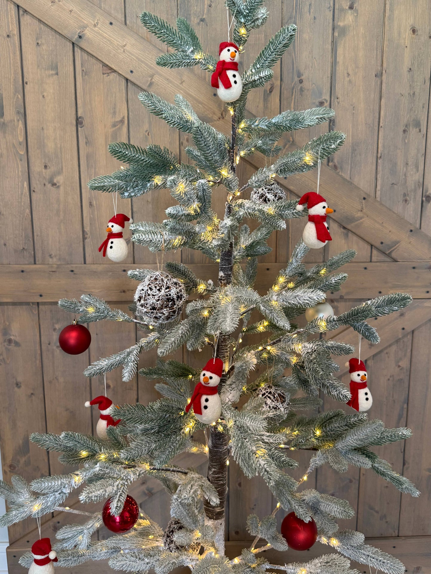 Handmade Snowman / Christmas Tree Ornament